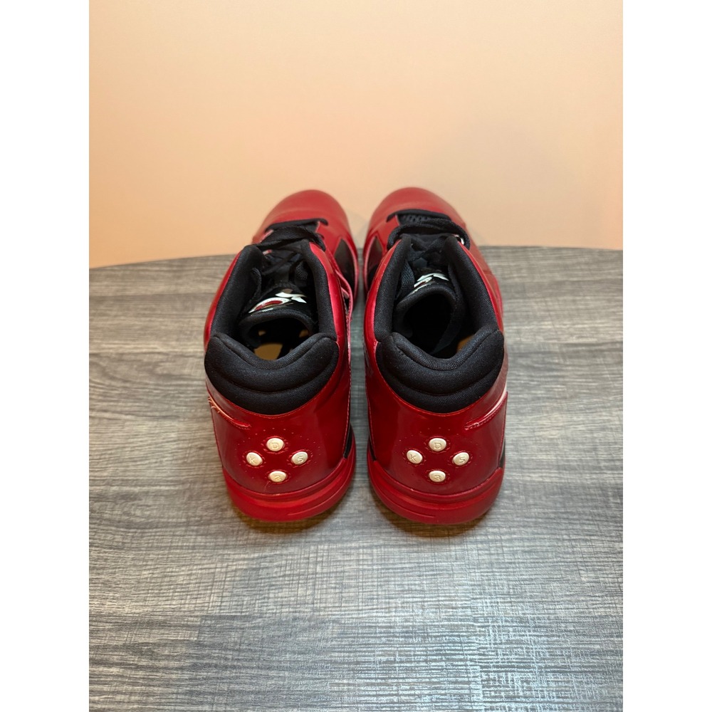 Nike KD 3 Kevin Durant Metallic Red Black White Basketball Shoes 417279-600 - Picture 3 of 5